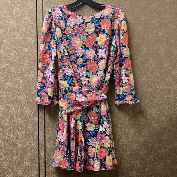 🔥🔥🔥NEW Claudie Pierlot Ricati Multicolor Floral Mini Dress - Picture 10 of 12